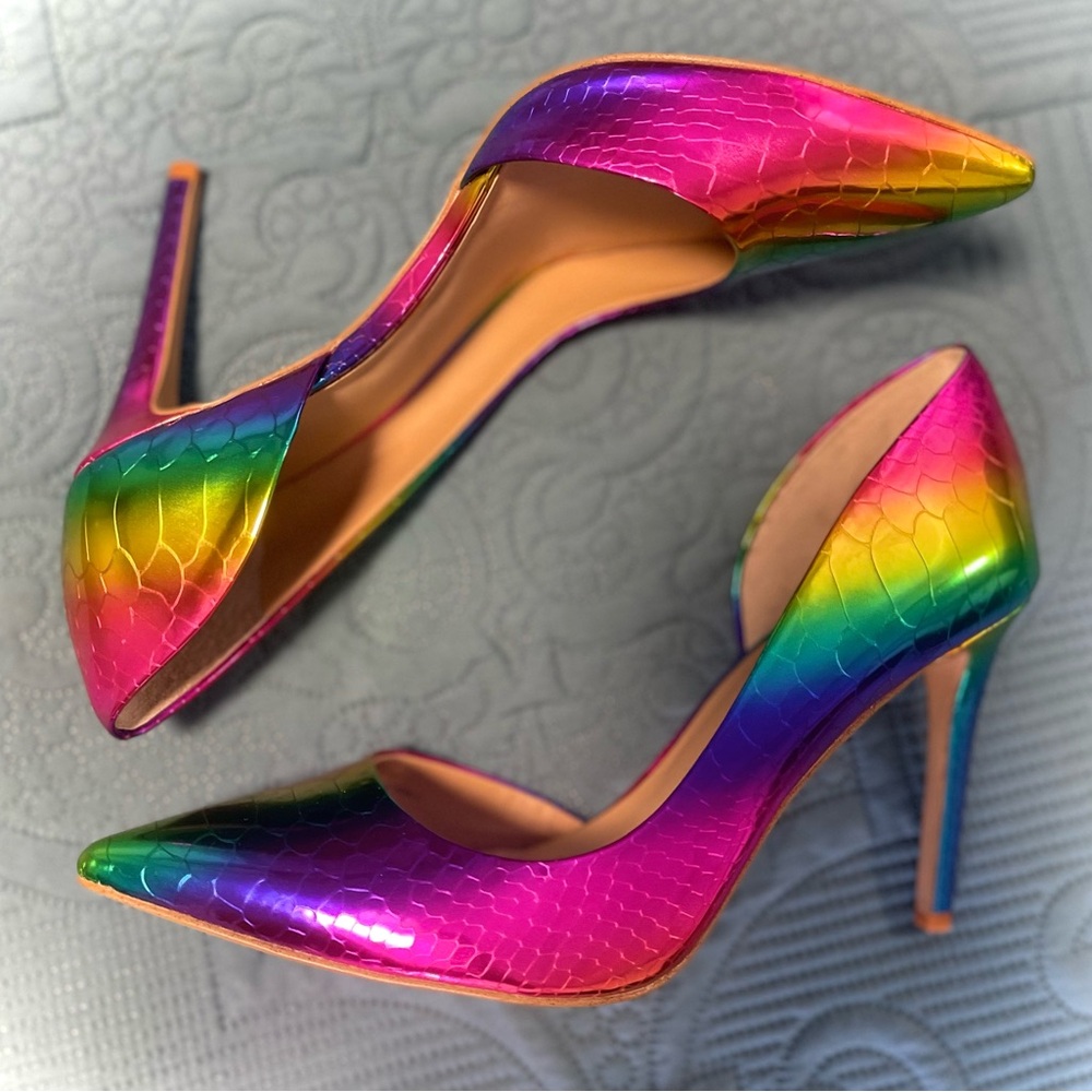 INC International Concepts Multicolor Stiletto Heels